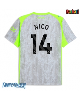 Manchester City Nico Gonzalez #14 Tricou Fotbal Replică 2025-26 Barbati Treilea
